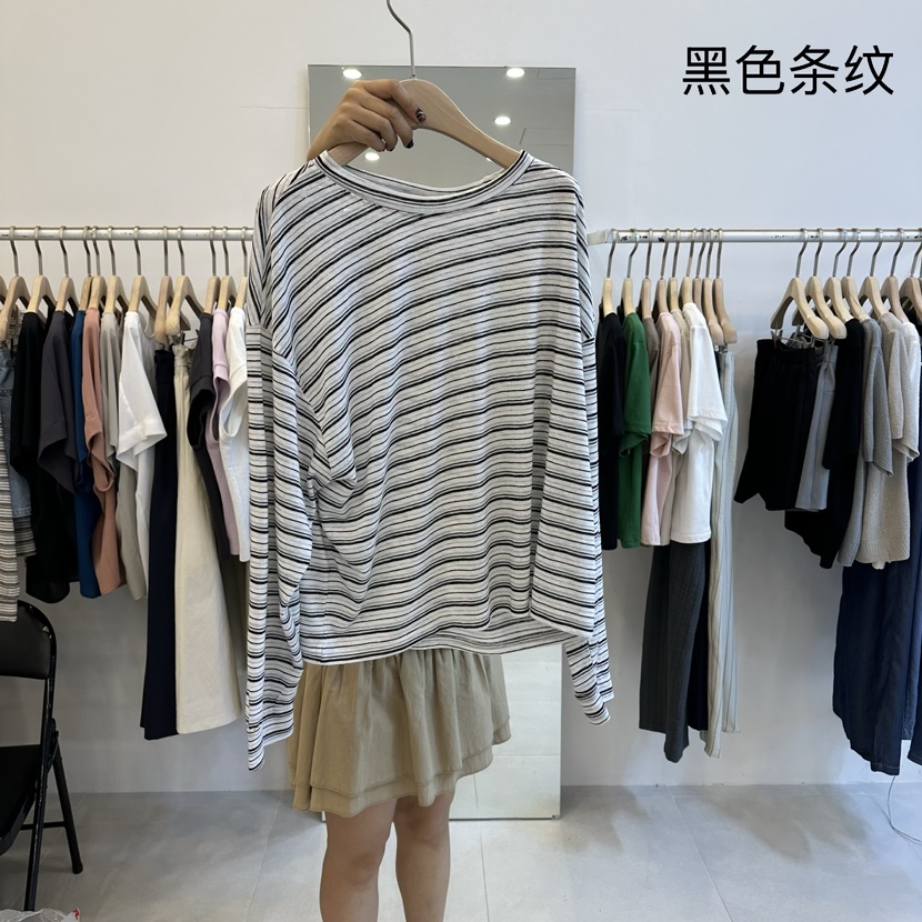 FUNNY POWDER韓國直郵女士新款26夏季時尚熱賣人氣長袖T恤THE FUNNY長袖T恤圖色2