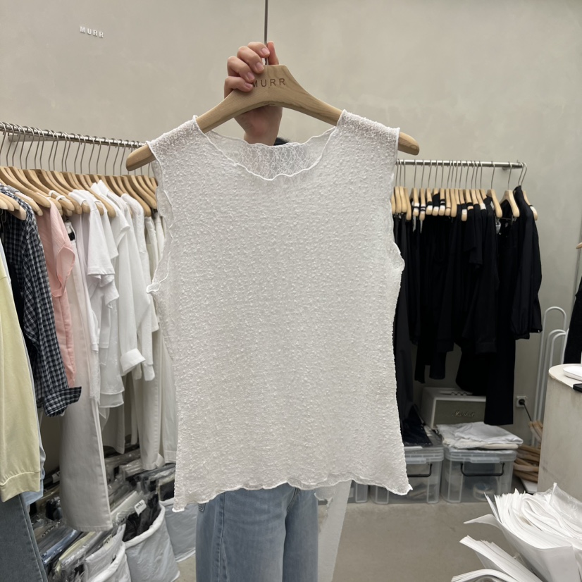 MURR韓國直郵女裝新款休閑時尚熱賣推薦人氣吊帶背心無袖MURR吊帶/背心圖色1