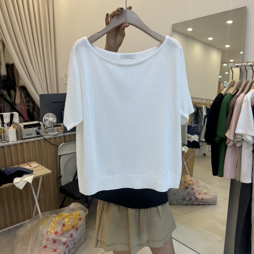 FUNNY POWDER韓國代購女士新品推薦休閑人氣26夏季時尚T恤THE FUNNYT恤圖色1