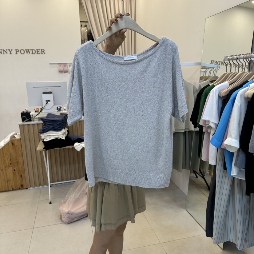FUNNY POWDER韓國代購女士新品推薦休閑人氣26夏季時尚T恤THE FUNNYT恤圖色2