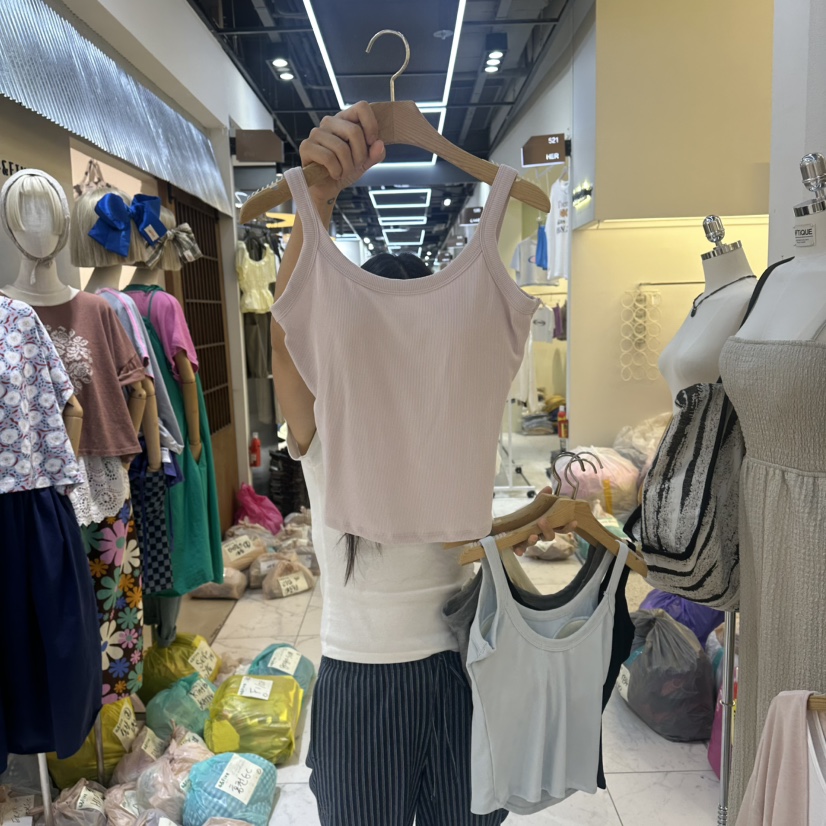 HIPTIQUE韓國東大門直郵女士新款時尚休閑推薦吊帶背心無袖HIPTIQUE吊帶/背心圖色1