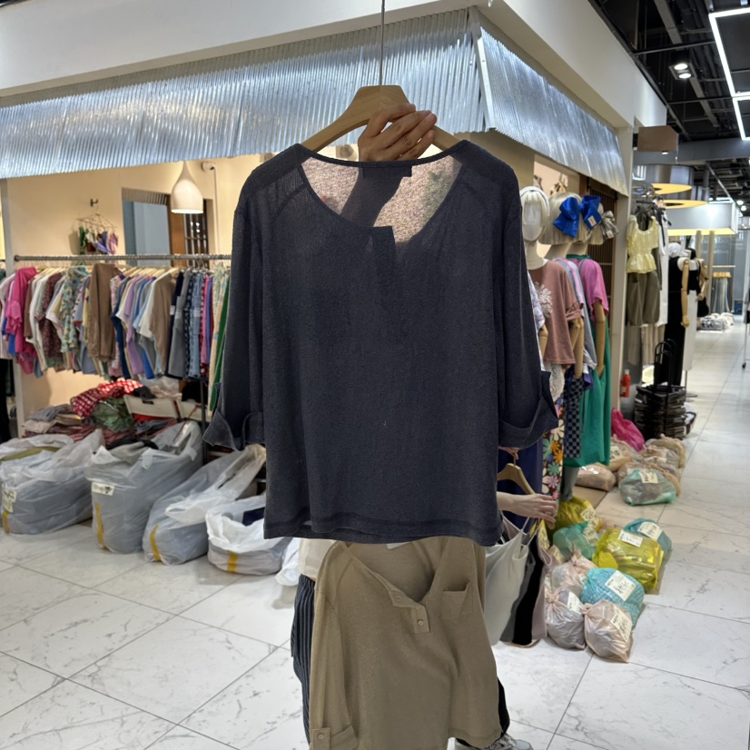 HIPTIQUE韓國東大門直郵女士新品推薦休閑26夏季T恤亞麻無袖HIPTIQUET恤