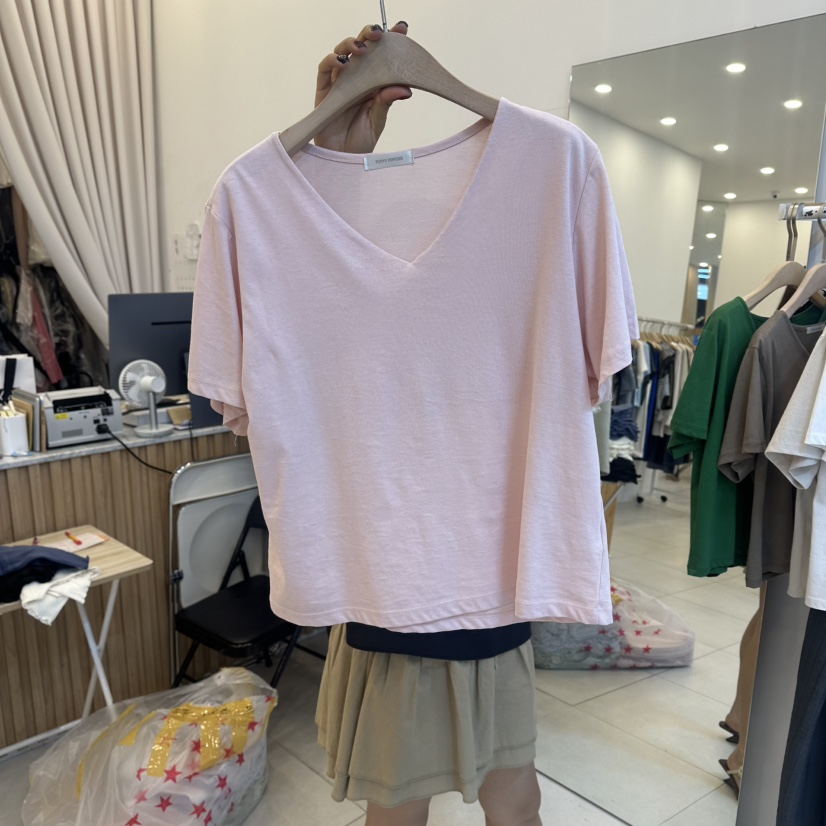 FUNNY POWDER韓國代購女士新款26夏季休閑時尚人氣熱賣T恤THE FUNNYT恤圖色3