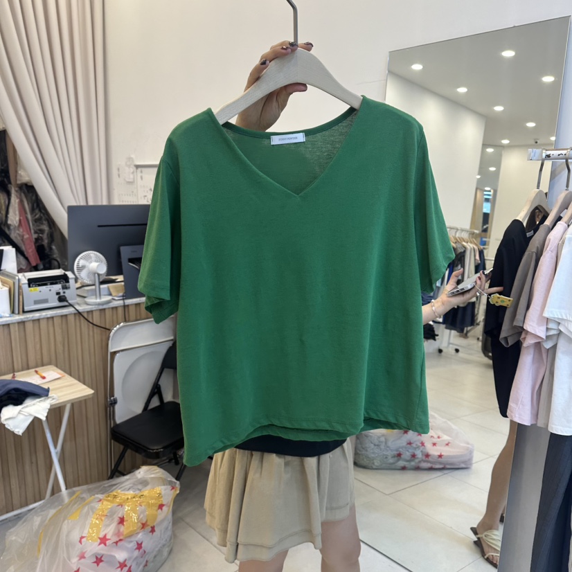 FUNNY POWDER韓國代購女士新款26夏季休閑時尚人氣熱賣T恤THE FUNNYT恤圖色5