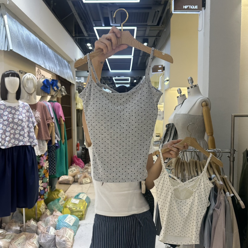 HIPTIQUE韓國直郵實拍女裝新款時尚26夏季人氣吊帶背心無袖HIPTIQUE吊帶/背心圖色2