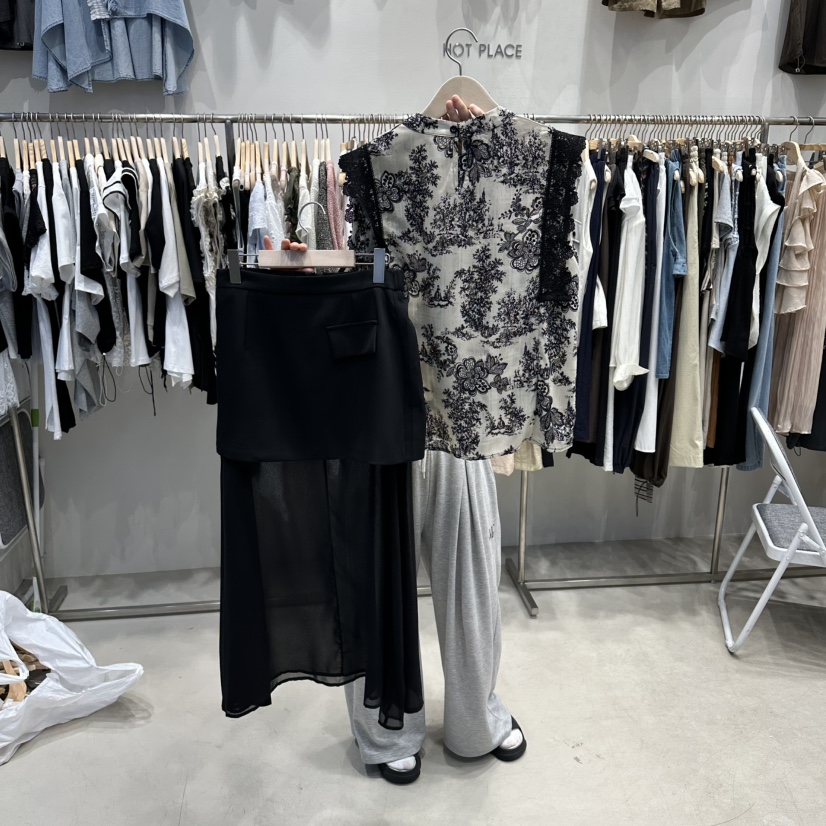 HOT PLACE/DREAM GIRIS/HOT ISSUE韓國東大門代購女士新品推薦套裝印花套裝HOT PLACE/DREAM GIRIS/HOT ISSUE套裝