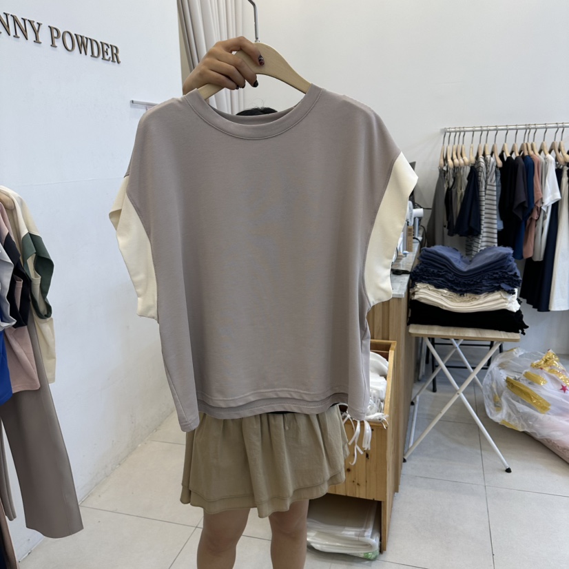 FUNNY POWDER韓國直郵女士新款熱賣推薦人氣時尚26夏季T恤THE FUNNYT恤圖色3