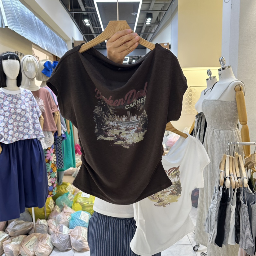 HIPTIQUE韓國直郵女士新款休閑時尚推薦26夏季人氣熱賣T恤HIPTIQUET恤圖色4