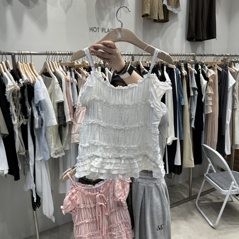 HOT PLACE/DREAM GIRIS/HOT ISSUE韓國直郵女裝新品人氣吊帶背心HOT PLACE/DREAM GIRIS/HOT ISSUE吊帶/背心