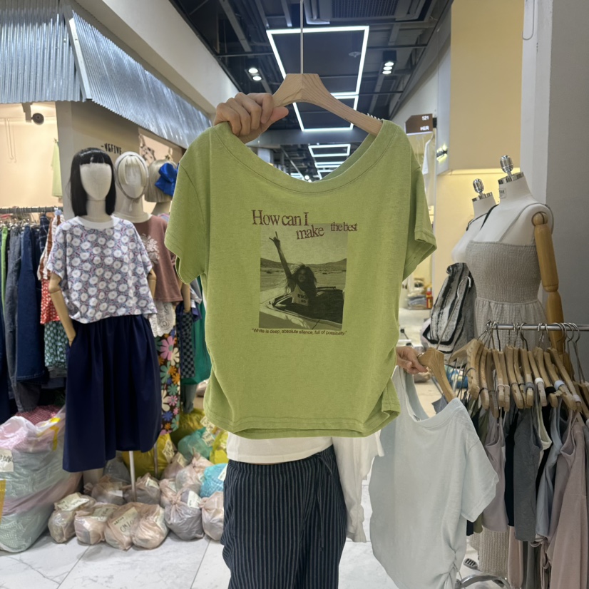 HIPTIQUE韓國東大門代購女裝新品休閑人氣熱賣推薦時尚T恤HIPTIQUET恤圖色2