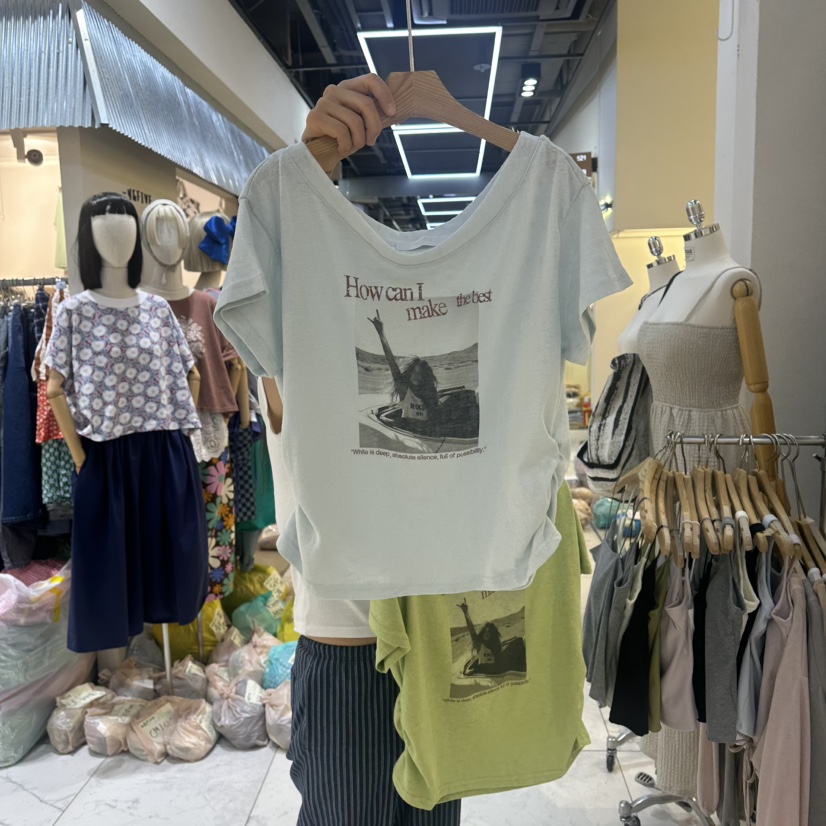 HIPTIQUE韓國東大門代購女裝新品休閑人氣熱賣推薦時尚T恤HIPTIQUET恤圖色3