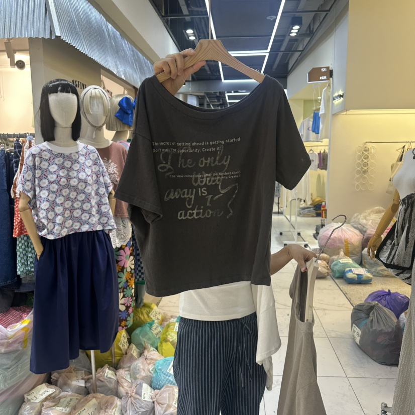 HIPTIQUE韓國東大門直郵女裝新品人氣26夏季休閑熱賣推薦T恤HIPTIQUET恤圖色3