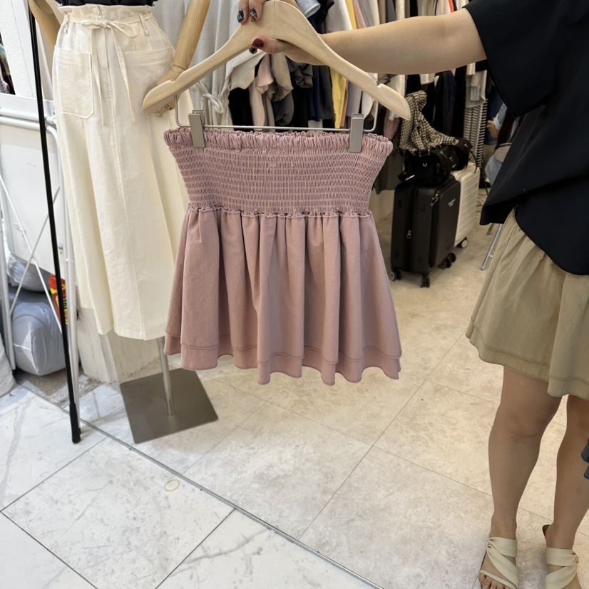 FUNNY POWDER韓國代購女士新品休閑26夏季推薦人氣熱賣短裙THE FUNNY短裙