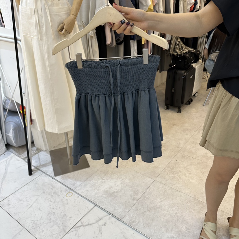 FUNNY POWDER韓國代購女士新品休閑26夏季推薦人氣熱賣短裙THE FUNNY短裙圖色3