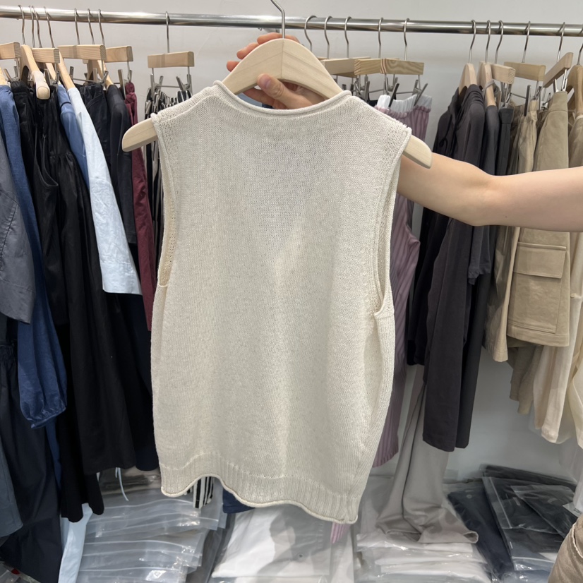 TAFFETA/MURET韓國東大門直郵女裝新品26夏季馬甲不含項鏈開衫TAFFETA/MURET馬甲