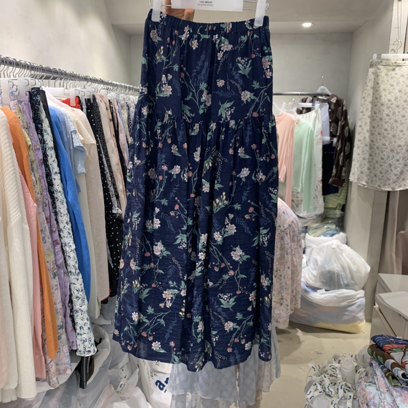 LOGROAD韓國直郵女士新品人氣時尚26夏季推薦熱賣休閑長裙LOG ROAD長裙圖色2