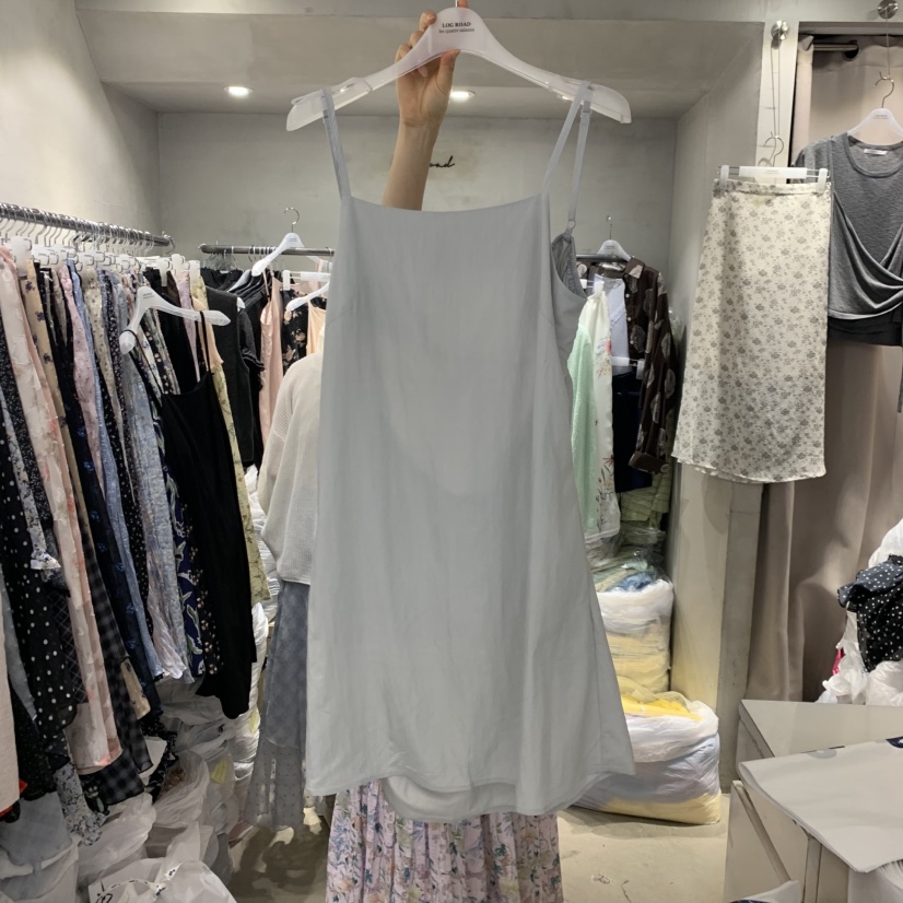 LOGROAD東大門實拍韓國女裝新款26夏季推薦熱賣連衣裙OPSLOG ROAD連衣裙圖色1