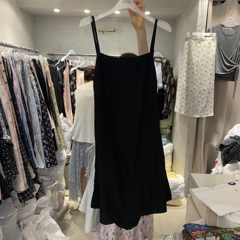 LOGROAD東大門實拍韓國女裝新款26夏季推薦熱賣連衣裙OPSLOG ROAD連衣裙圖色2