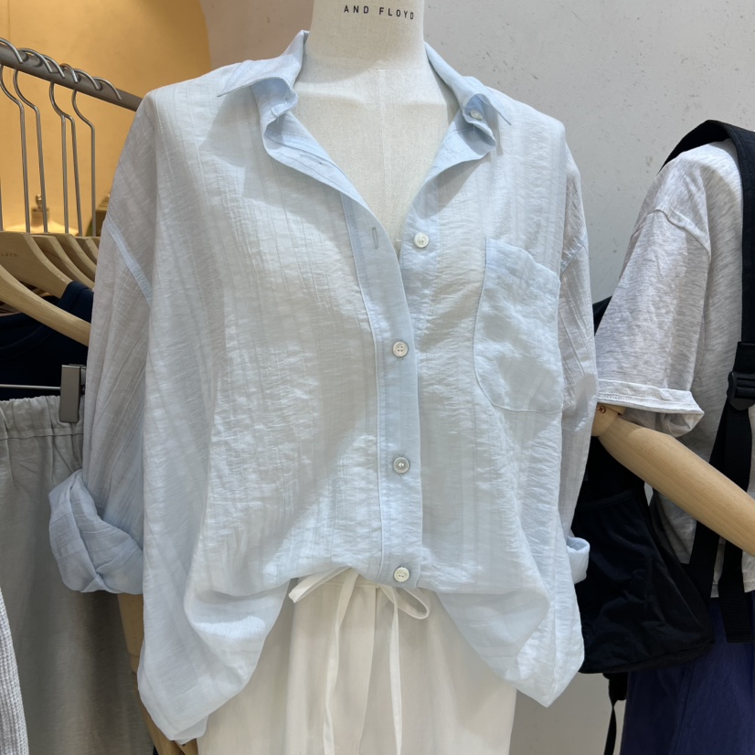 AND FLOYD韓國直郵女裝新品時尚推薦26夏季襯衫蕾絲衫條紋stunning and Floyd襯衫/蕾絲衫圖色2