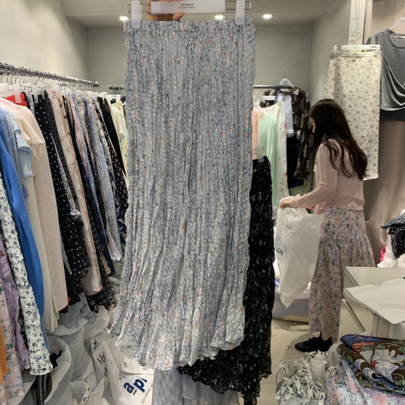 LOGROAD韓國東大門代購女士新品推薦人氣時尚26夏季熱賣長裙LOG ROAD長裙圖色1
