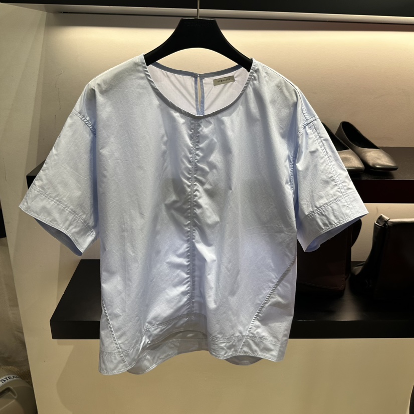FEBRUARY 11東大門實拍韓國女士新品熱賣襯衫蕾絲衫圓領FEBRUARY 11襯衫/蕾絲衫圖色3