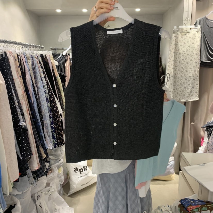 LOGROAD韓國代購女裝新品時尚休閑26夏季推薦熱賣人氣馬甲LOG ROAD馬甲圖色2