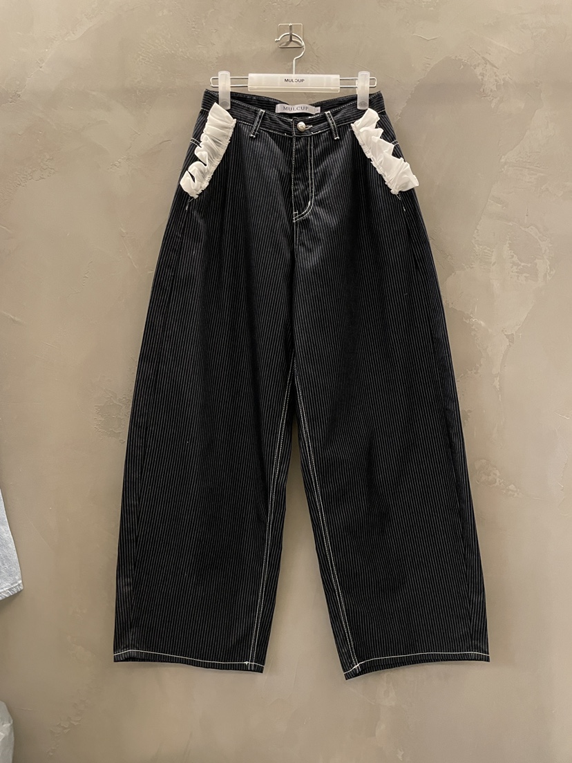 MULCUP韓國代購女士新品26夏季熱賣時尚人氣休閑推薦休閑褲MULCUP休閑褲圖色1
