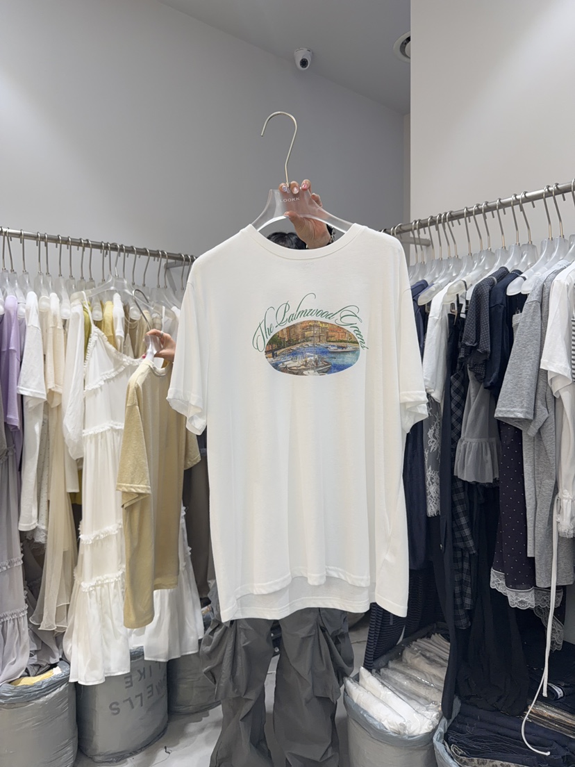 LOOKK/MIMME韓國直郵女裝新款時尚26夏季推薦休閑熱賣T恤LOOKK/MIMMET恤圖色3