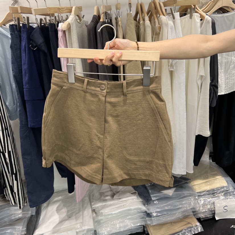 TAFFETA/MURET韓國直郵實拍女士新品熱賣推薦休閑短褲亞麻TAFFETA/MURET短褲圖色2