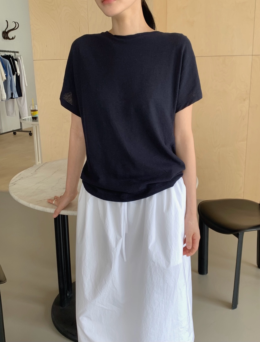 REGULARLY/PLACOR韓國直郵女裝新品休閑時尚推薦T恤亞麻REGULARLY/PLACORT恤