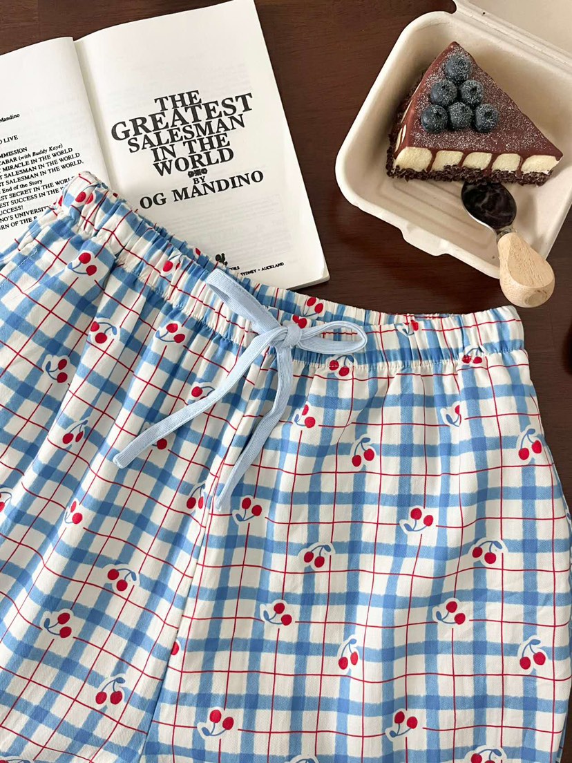 VICTORIA-P韓國東大門直郵女裝新款26夏季熱賣睡衣兩件套VICTORIA睡衣