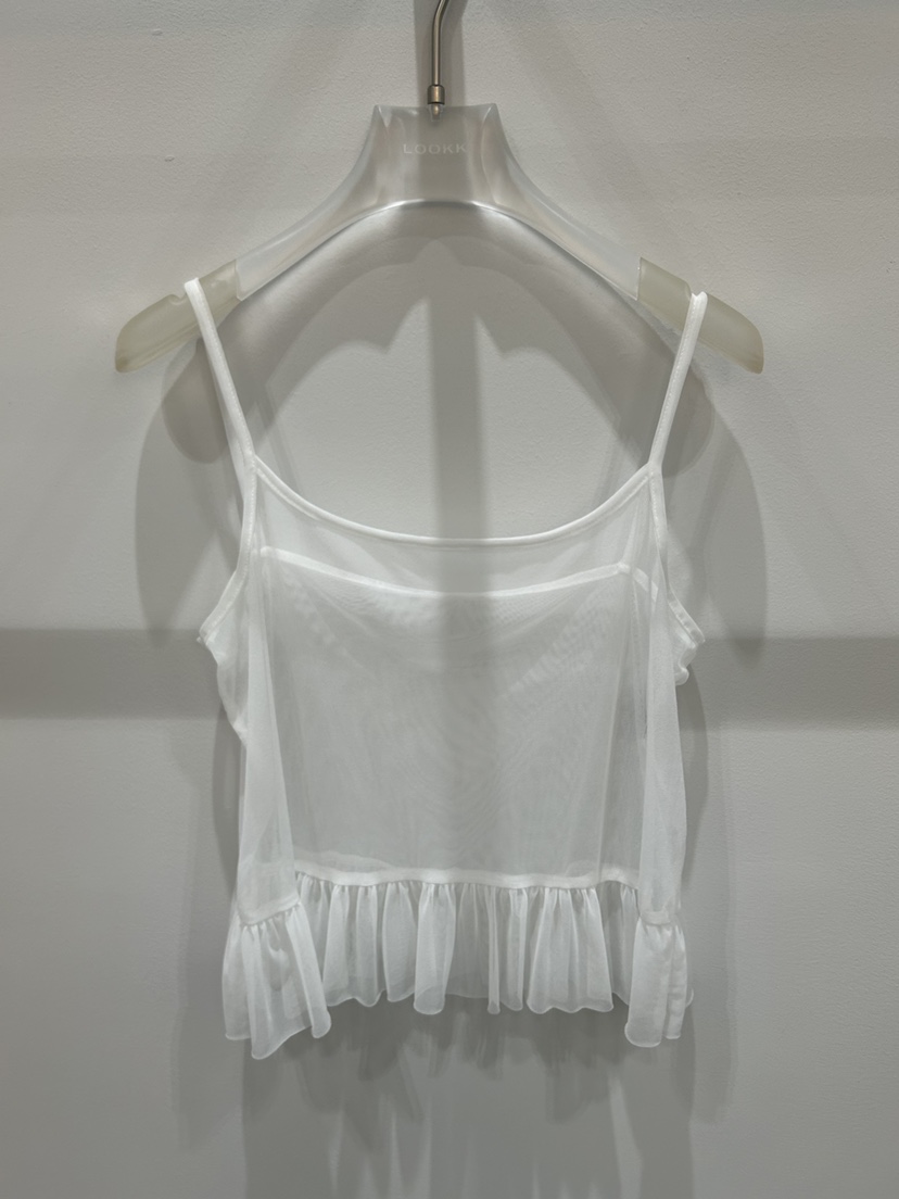 LOOKK/MIMME韓國東大門直郵女士新品熱賣吊帶背心網眼無袖LOOKK/MIMME吊帶/背心圖色3