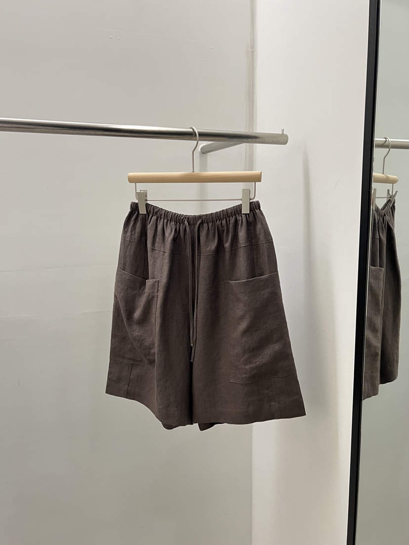 REGULARLY/PLACOR韓國直郵女士新品休閑人氣時尚短褲亞麻REGULARLY/PLACOR短褲圖色2