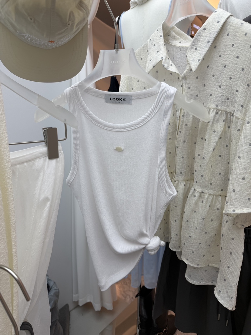 LOOKK/MIMME韓國直郵女士新款時尚休閑推薦吊帶背心無袖LOOKK/MIMME吊帶/背心圖色5