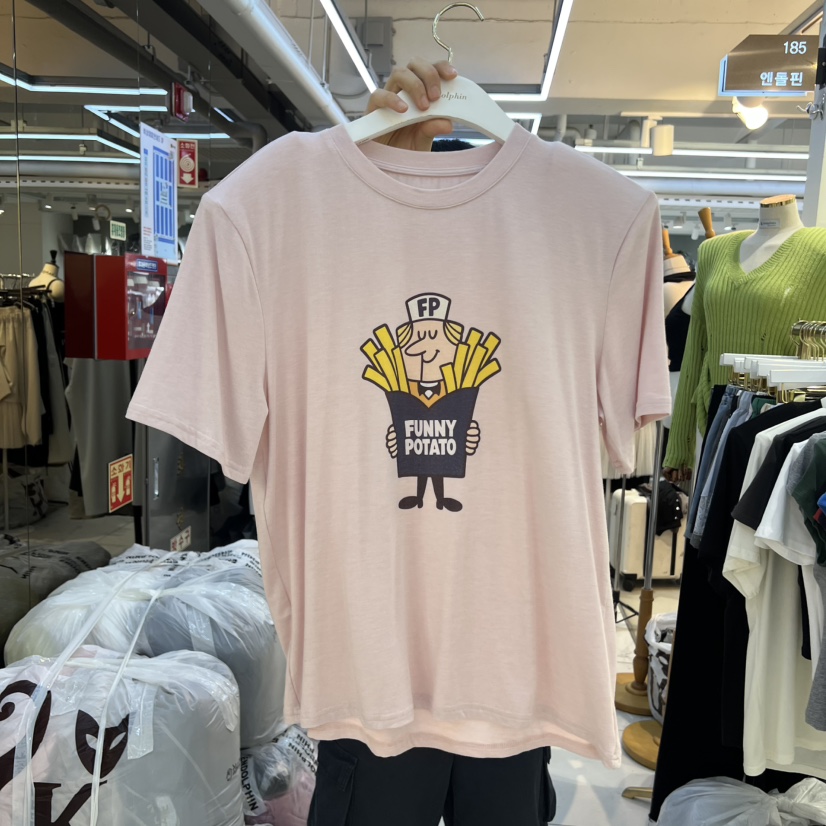 ENDOLPHIN韓國東大門代購女裝新品26夏季休閑推薦熱賣T恤ENDOLPHINT恤圖色2