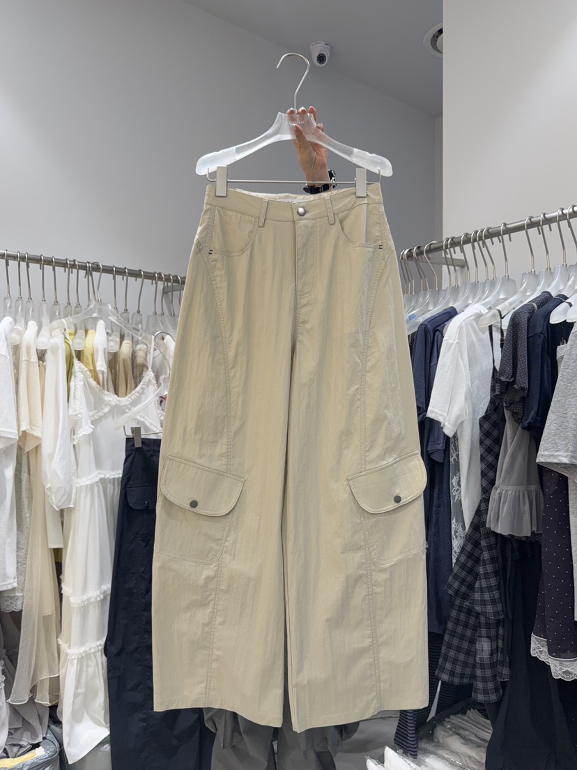 LOOKK/MIMME韓國代購女裝新款推薦休閑人氣26夏季休閑褲口袋LOOKK/MIMME休閑褲圖色2