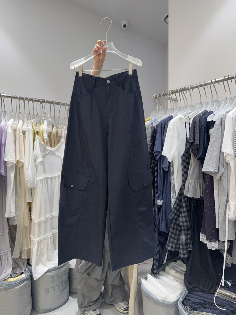 LOOKK/MIMME韓國代購女裝新款推薦休閑人氣26夏季休閑褲口袋LOOKK/MIMME休閑褲圖色3