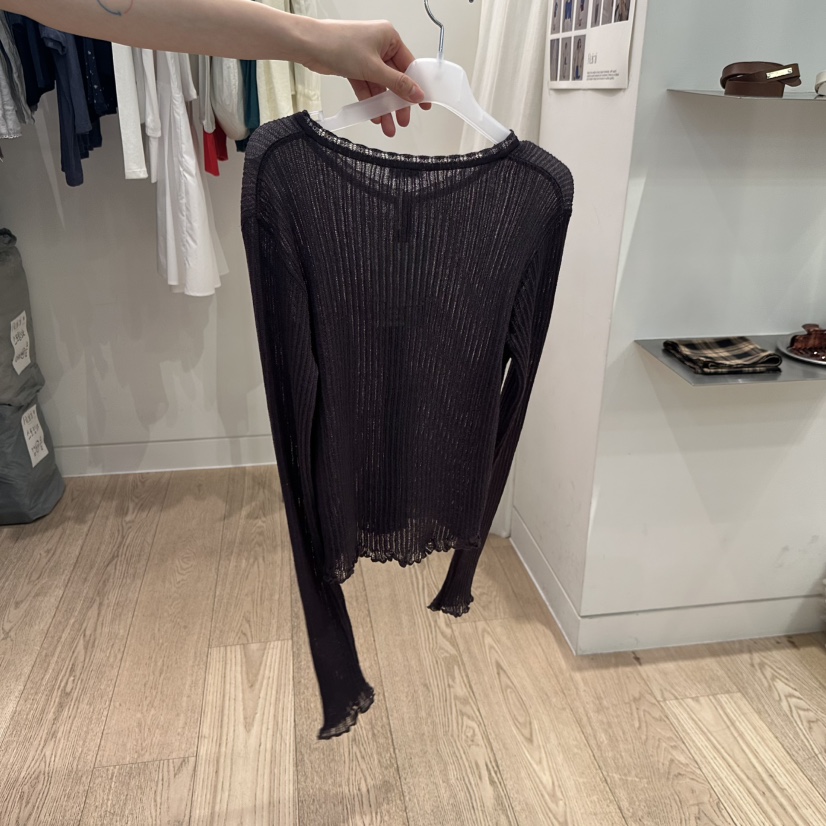 REIRAI東大門實拍韓國女裝新品熱賣推薦針織衫羊毛蕾絲開襟Reirai針織衫