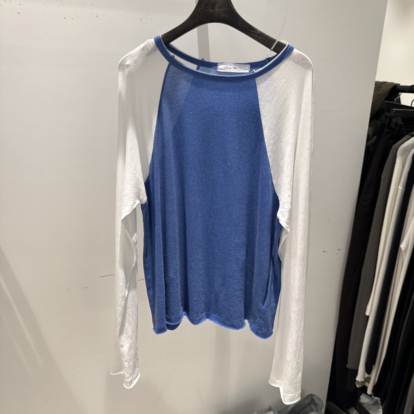 JANE BIRKIN東大門實拍韓國女裝新品人氣休閑長袖T恤插肩JANE BIRKIN設計師品牌長袖T恤圖色2