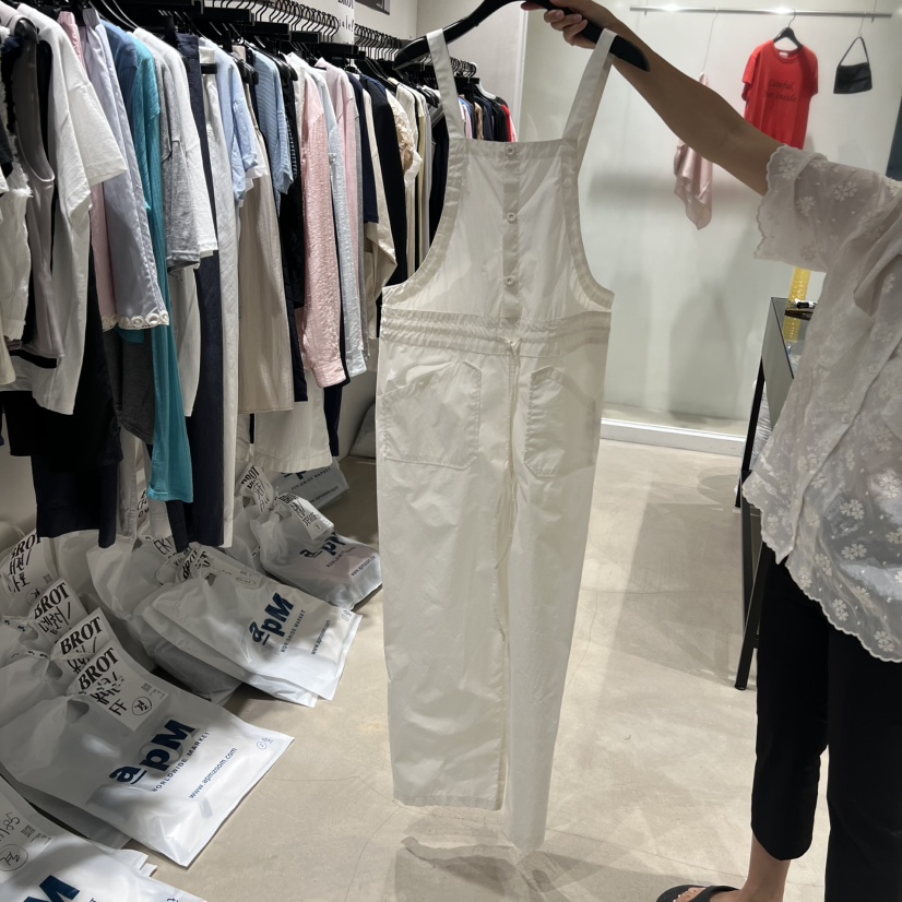 BROT韓國直郵女裝新品人氣26夏季休閑時尚背帶褲不含內搭BROT背帶褲圖色1
