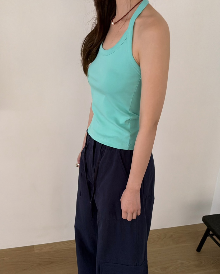 PEBBLE韓國東大門代購女裝新款熱賣休閑時尚26夏季吊帶背心PEBBLE吊帶/背心
