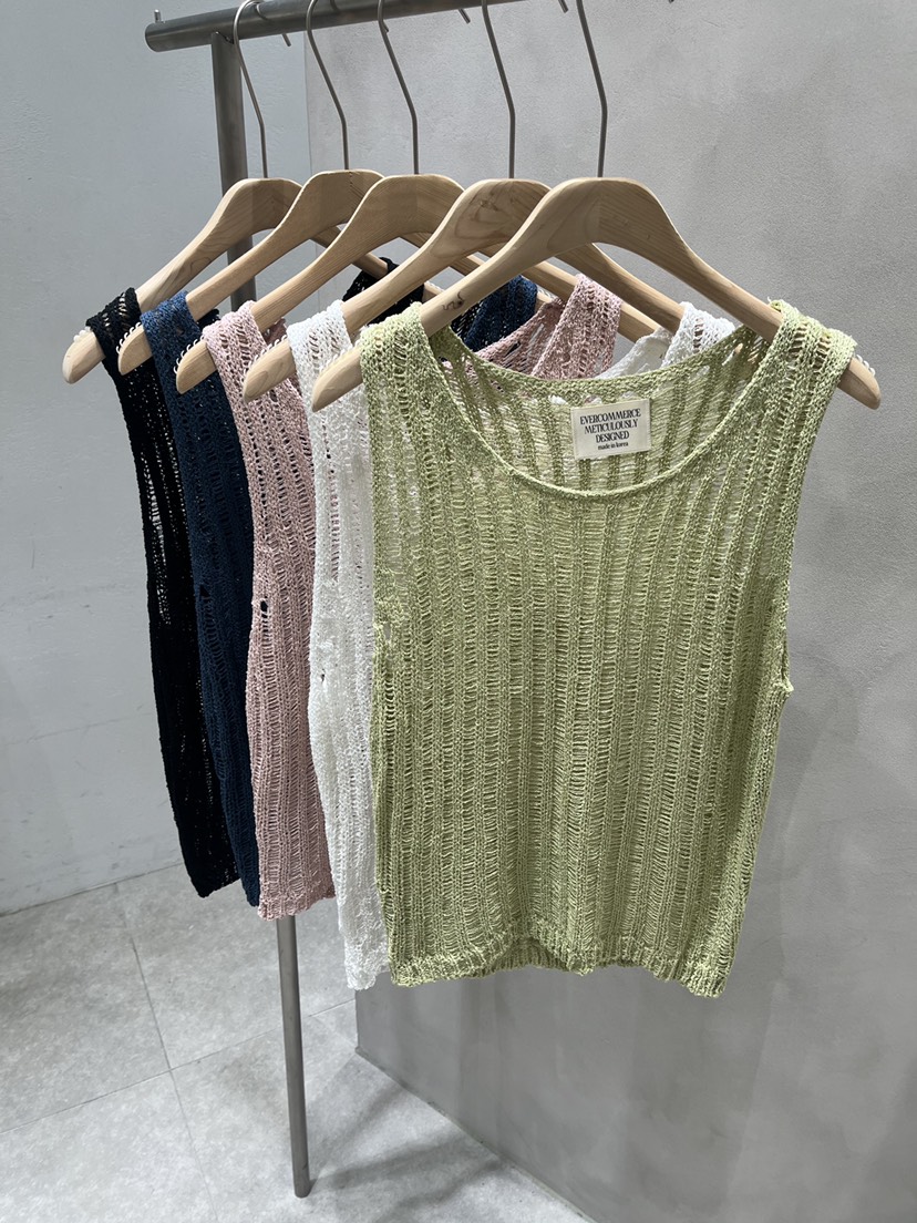 EVERCOMMERCE METICULOUSLY DESIGNED韓國直郵女裝新品休閑吊帶背心EVERCOMMERCE METICULOUSLY DESIGNED吊帶/背心