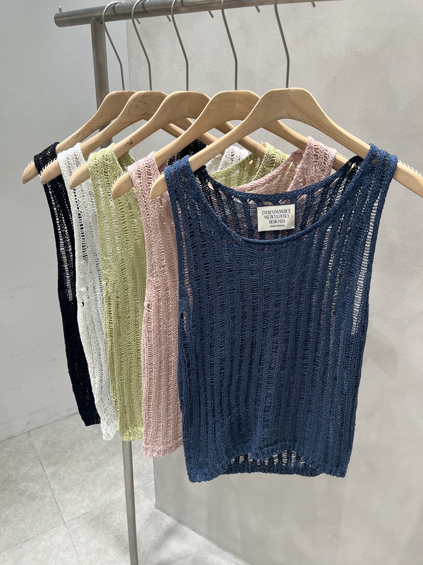 EVERCOMMERCE METICULOUSLY DESIGNED韓國直郵女裝新品休閑吊帶背心EVERCOMMERCE METICULOUSLY DESIGNED吊帶/背心