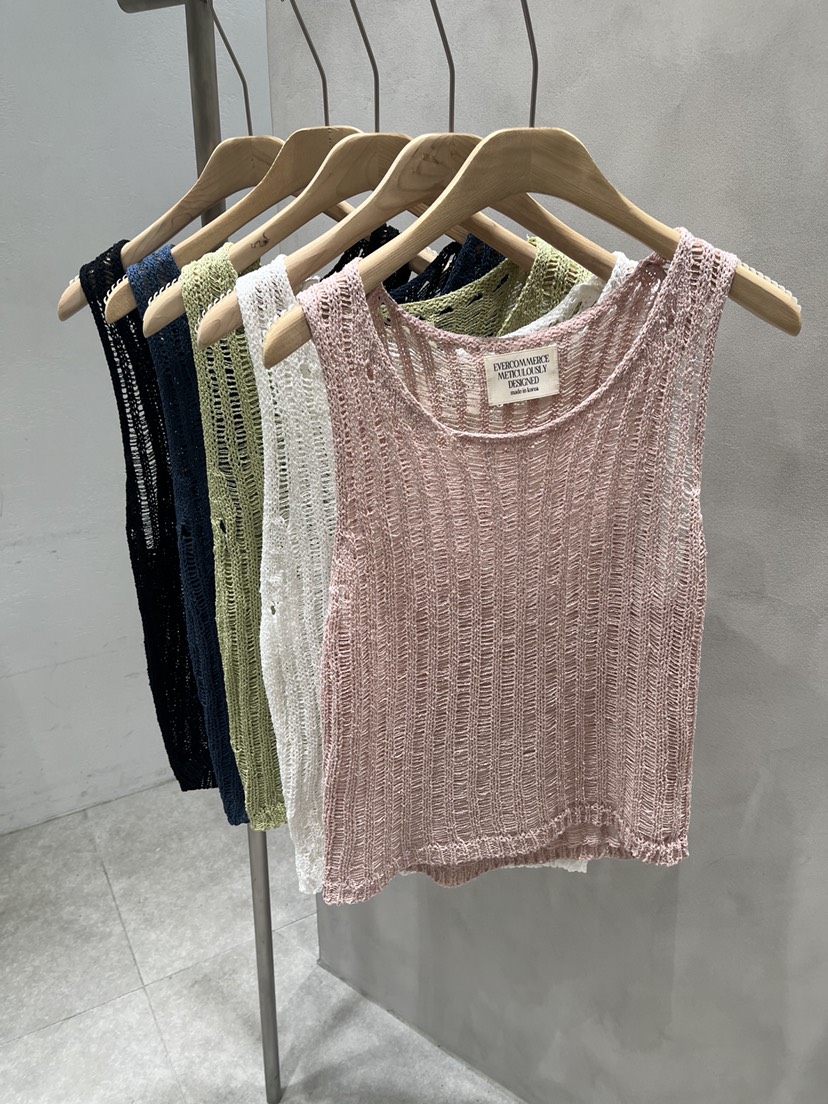 EVERCOMMERCE METICULOUSLY DESIGNED韓國直郵女裝新品休閑吊帶背心EVERCOMMERCE METICULOUSLY DESIGNED吊帶/背心