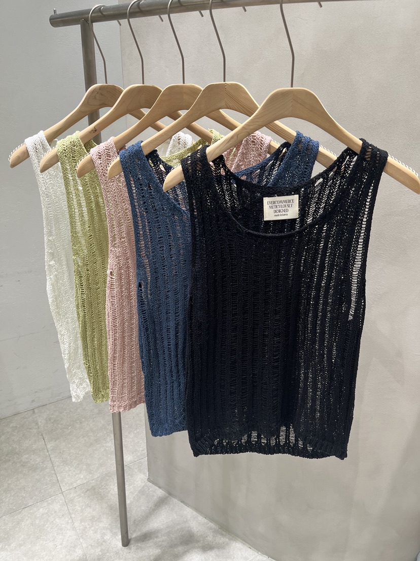 EVERCOMMERCE METICULOUSLY DESIGNED韓國直郵女裝新品休閑吊帶背心EVERCOMMERCE METICULOUSLY DESIGNED吊帶/背心