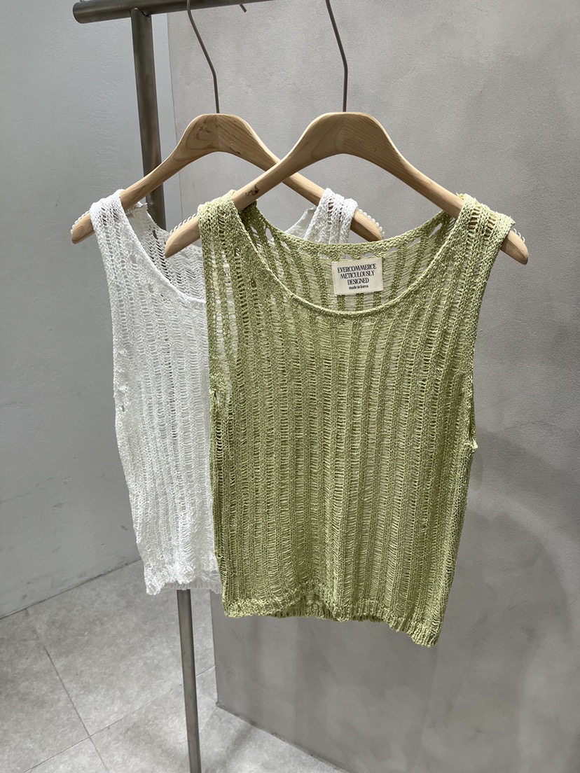 EVERCOMMERCE METICULOUSLY DESIGNED韓國直郵女裝新品休閑吊帶背心EVERCOMMERCE METICULOUSLY DESIGNED吊帶/背心