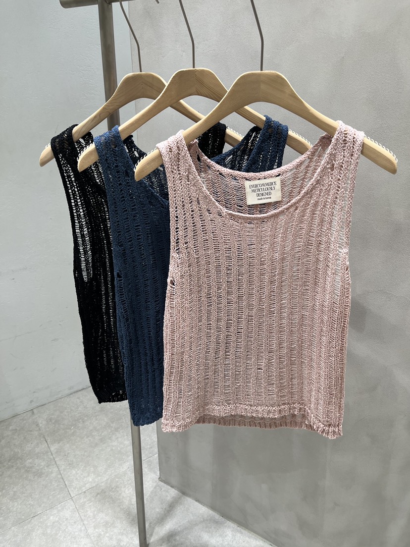 EVERCOMMERCE METICULOUSLY DESIGNED韓國直郵女裝新品休閑吊帶背心EVERCOMMERCE METICULOUSLY DESIGNED吊帶/背心