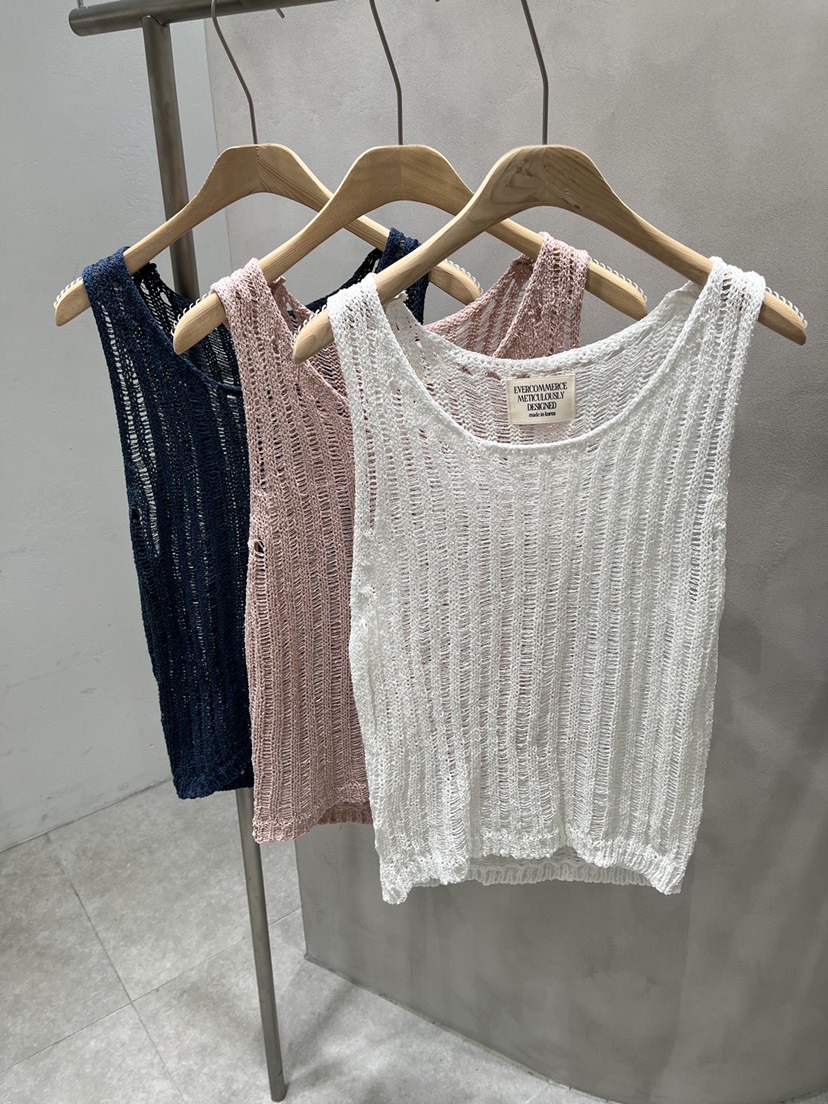 EVERCOMMERCE METICULOUSLY DESIGNED韓國直郵女裝新品休閑吊帶背心EVERCOMMERCE METICULOUSLY DESIGNED吊帶/背心