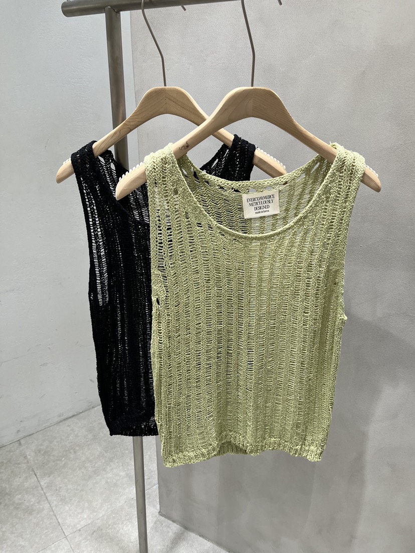 EVERCOMMERCE METICULOUSLY DESIGNED韓國直郵女裝新品休閑吊帶背心EVERCOMMERCE METICULOUSLY DESIGNED吊帶/背心