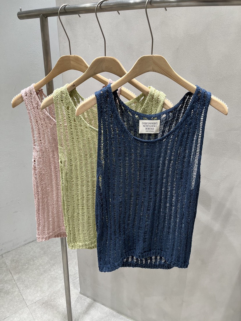 EVERCOMMERCE METICULOUSLY DESIGNED韓國直郵女裝新品休閑吊帶背心EVERCOMMERCE METICULOUSLY DESIGNED吊帶/背心